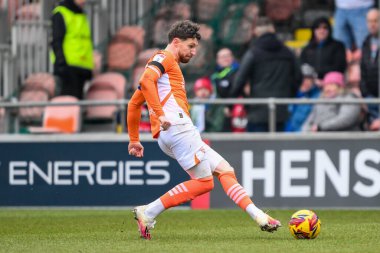Blackpool 'dan James Husband, 18 Ocak 2025' te Bloomfield Road, Blackpool 'da oynanan Blackpool-Huddersfield maçında