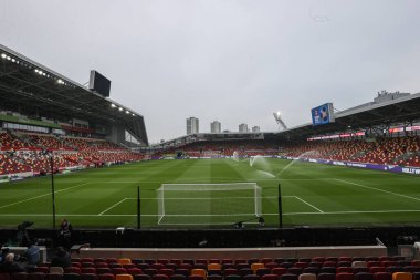 18 Ocak 2025 'te Londra' daki Gtech Community Stadyumu 'nda oynanan Premier League maçı sırasında Gteh Community Stadyumu' nun genel bir görüntüsü.