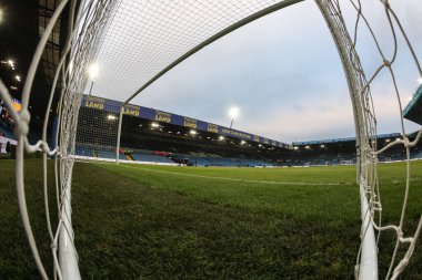 Elland Road 'un, 19 Ocak 2025' te Leeds Road, İngiltere 'de oynanan ve Leeds United' ın Sheffield 'a karşı oynadığı Sky Bet Şampiyonası' nın önünde oynanan maçın genel bir görüntüsü.
