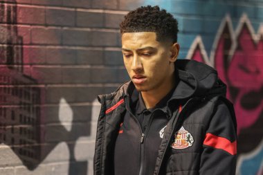 Sunderland 'dan Jobe Bellingham, 17 Ocak 2025' te Burnley ile Sunderland 'ın oynadığı Turf Moor, Burnley, Birleşik Krallık' ta oynanan Gökyüzü İddia Şampiyonası maçına geldi.