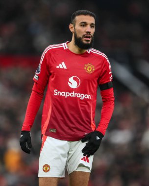 Manchester United ile Manchester United arasındaki Premier League maçı sırasında Manchester United ve Hove Albion 'a karşı Old Trafford, Manchester, İngiltere, 19 Ocak 2025