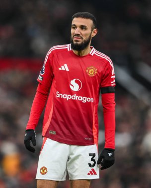 Manchester United ile Manchester United arasındaki Premier League maçı sırasında Manchester United ve Hove Albion 'a karşı Old Trafford, Manchester, İngiltere, 19 Ocak 2025