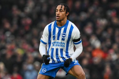 Premier Lig karşılaşmasında Brighton & Hove Albion 'dan Joo Pedro Manchester United ve Hove Albion' a karşı Old Trafford, Manchester, İngiltere, 19 Ocak 2025