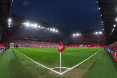 Liverpool, Liverpool 'un genel görünümü, UEFA Şampiyonlar Ligi - Lig Sahnesi Liverpool-Lille Anfield, Liverpool, İngiltere, 21 Ocak 2025