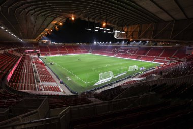 Riverside Stadyumu, 21 Ocak 2025 'te Middlesbrough - West Bromwich Albion maçı öncesinde Riverside Stadyumu, Middlesbrough, Birleşik Krallık