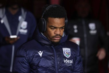 Grady Diangana of West Bromwich Albion arrives during the Sky Bet Championship match Middlesbrough vs West Bromwich Albion at Riverside Stadium, Middlesbrough, United Kingdom, 21st January 2025 clipart