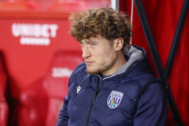 Callum Styles of West Bromwich Albion arrives during the Sky Bet Championship match Middlesbrough vs West Bromwich Albion at Riverside Stadium, Middlesbrough, United Kingdom, 21st January 2025 clipart