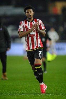 Sheffield United takımından Rhian Brewster, Swansea City ile Sheffield United maçında, Swansea.com Stadyumu, Swansea.com, İngiltere, 21 Ocak 2025