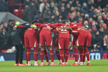 Liverpool, UEFA Şampiyonlar Ligi - Lig Sahnesi Liverpool-Lille maçı sırasında Anfield, Liverpool, İngiltere, 21 Ocak 2025