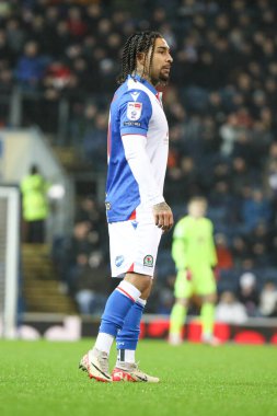 Blackburn Rovers takımından Tyrhys Dolan 21 Ocak 2025 'te Blackburn, İngiltere' de Blackburn Park 'ta Blackburn Rovers ve Coventry City maçında