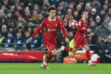 Liverpool 'dan Curtis Jones, 21 Ocak 2025' te İngiltere 'nin Liverpool kentinde Liverpool - Lig Stage Liverpool - Liverpool vs.