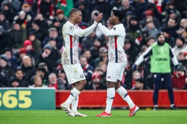 Lille 'li Jonathan David UEFA Şampiyonlar Ligi - Lig Stage Liverpool - Liverpool - Anfield, Liverpool, İngiltere, 21 Ocak 2025