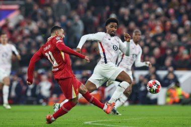 Liverpool 'dan Mohamed Salah UEFA Şampiyonlar Ligi - Lig Stage Liverpool - Liverpool Lille Anfield, Liverpool, İngiltere, 21 Ocak 2025