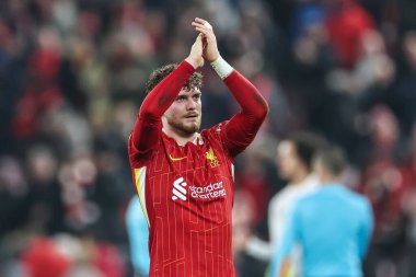 Liverpool 'dan Harvey Elliott, UEFA Şampiyonlar Ligi - Lig Sahnesi Liverpool Lille' e karşı Anfield, Liverpool, İngiltere, 21 Ocak 2025