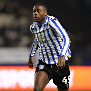 Sheffield 'li Anthony Musaba, 22 Ocak 2025' te Sheffield Çarşamba günü İngiltere 'nin Hillsborough kentinde Bristol City' ye karşı oynanan Gökyüzü İddia Şampiyonası maçında.