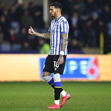 Sheffield Çarşamba günkü Gökyüzü İddia Şampiyonası maçında Sheffield, Bristol City 'ye karşı 22 Ocak 2025' te Hillsborough, Sheffield, Birleşik Krallık