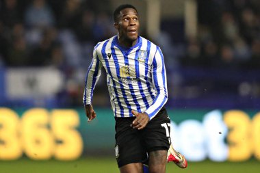 Sheffield 'li Ik Ugbo Çarşamba günü Sheffield Çarşamba günü İngiltere' nin Hillsborough kentinde Bristol City 'e karşı oynanan Gökyüzü İddia Şampiyonası maçında.