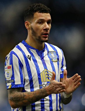 Sheffield 'den Marvin Johnson, 22 Ocak 2025' te İngiltere 'nin Hillsborough kentinde Çarşamba günü Sheffield, Bristol City' e karşı oynanan Sky Bet Şampiyonası maçından sonra