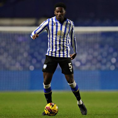 Sheffield 'li Di' Shon Bernard Çarşamba günü Sheffield Çarşamba günü Bristol City 'ye karşı 22 Ocak 2025' te, Hillsborough, Sheffield, Birleşik Krallık 'ta oynanan Gökyüzü İddia Şampiyonası maçında...