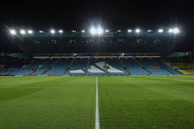 Elland Road 'un Gök Bahis Şampiyonası' ndan önceki genel görüntüsü Leeds United, Norwich City 'ye karşı Elland Road, Leeds, İngiltere, 22 Ocak 2025