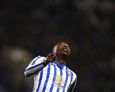 Sheffield 'li Anthony Musaba, 22 Ocak 2025' te Sheffield Çarşamba günü İngiltere 'nin Hillsborough kentinde Bristol City' ye karşı oynanan Gökyüzü İddia Şampiyonası maçında.