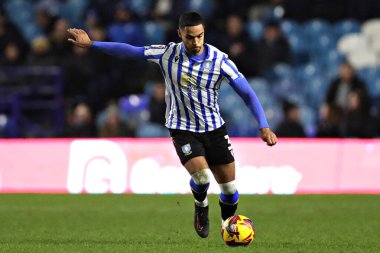 Sheffield 'li Max Lowe Çarşamba günü Sheffield Çarşamba günü Bristol City' ye karşı 22 Ocak 2025 'te Hillsborough, Sheffield, Birleşik Krallık' ta oynanan Gökyüzü İddia Şampiyonası maçında