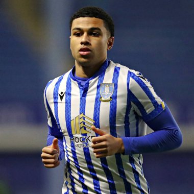 Sheffield 'li Shea Charles Çarşamba günü Sheffield Çarşamba günü Bristol City' ye karşı 22 Ocak 2025 'te Hillsborough, Sheffield, Birleşik Krallık' ta oynanan Gökyüzü İddia Şampiyonası maçında.