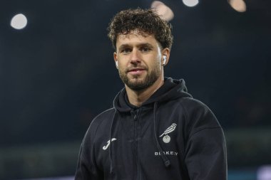 Norwich City 'den Emiliano Marcondes, 22 Ocak 2025' te Leeds United ile Norwich City arasındaki Gökyüzü İddia Şampiyonası maçına geldi.