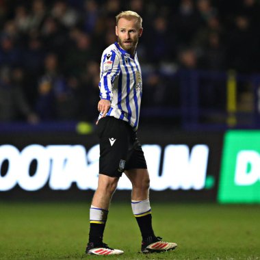 Sheffield 'den Barry Bannan Çarşamba günü Sheffield Çarşamba günü Bristol City' ye karşı 22 Ocak 2025 'te, Hillsborough, Sheffield, Birleşik Krallık' ta oynanan Gökyüzü İddia Şampiyonası maçında.