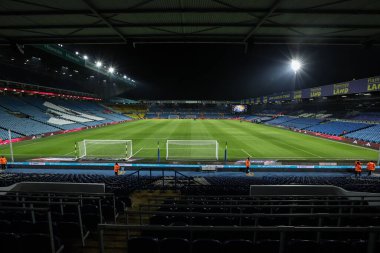 Elland Road 'un Gök Bahis Şampiyonası' ndan önceki genel görüntüsü Leeds United, Norwich City 'ye karşı Elland Road, Leeds, İngiltere, 22 Ocak 2025