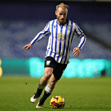 Sheffield 'den Barry Bannan Çarşamba günü Sheffield Çarşamba günü Bristol City' ye karşı 22 Ocak 2025 'te, Hillsborough, Sheffield, Birleşik Krallık' ta oynanan Gökyüzü İddia Şampiyonası maçında.