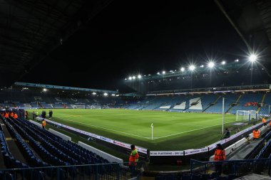 Elland Road 'un Gök Bahis Şampiyonası' ndan önceki genel görüntüsü Leeds United, Norwich City 'ye karşı Elland Road, Leeds, İngiltere, 22 Ocak 2025