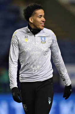 Sheffield 'den Gabriel Otegbayo, 22 Ocak 2025' te İngiltere 'nin başkenti Hillsborough' da Çarşamba günü Sheffield Çarşamba günü Bristol City 'ye karşı oynanan Gökyüzü İddia Şampiyonası maçından önce.