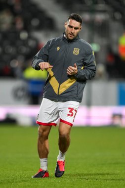 Wrexham 'dan Matthew James, Wrexham - Birmingham City maçı öncesinde Wrexham - SToK Cae Ras, Wrexham, Birleşik Krallık, 23 Ocak 2025