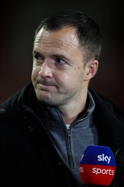 Birmingham City 'nin Chris Davies Menajeri, Wrexham - Birmingham City maçı öncesinde Wrexham - SToK Cae Ras, Wrexham, Birleşik Krallık, 23 Ocak 2025' te bir röportaj verdi.
