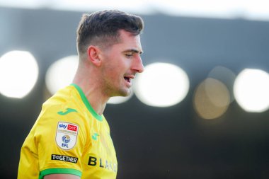 Norwich City 'den Kenny McLean 25 Ocak 2025' te Norwich City 'nin Carrow Road, Norwich City' e karşı oynadığı Sky Bet Şampiyonası maçında tepki gösterdi.