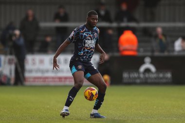Blackpool 'dan Odel Offiah, 25 Ocak 2025' te St James 'Park, Exeter, İngiltere' de oynanan Sky Bet 1 karşılaşmasında Exeter City 'ye karşı Blackpool' da maç yapıyor.
