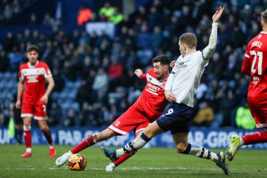 Middlesbrough 'dan Finn Azaz 25 Ocak 2025' te İngiltere 'nin Deepdale kentinde oynanan Gökyüzü İddia Şampiyonası' nda Preston North End - Middlesbrough maçında yarıda kesti.