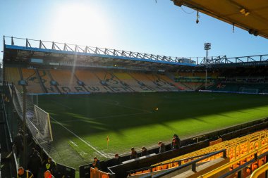 Carrow Yolu 'nun, Sky Bet Şampiyonası öncesinde Norwich City ile Swansea City' nin Carrow Road, Norwich, Birleşik Krallık 'ta 25 Ocak 2025 tarihli karşılaşmasının genel görüntüsü.