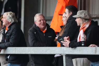 Blackpool taraftarları Sky Bet Ligi 1 karşılaşmasında Exeter City ile Blackpool arasında St James 'Park, Exeter, İngiltere, 25 Ocak 2025