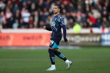 Blackpool 'dan Samuel Silvera, Sky Bet Ligi 1 karşılaşmasında Exeter City, St. James' Park, Exeter, İngiltere 'de Blackpool' a karşı, 25 Ocak 2025