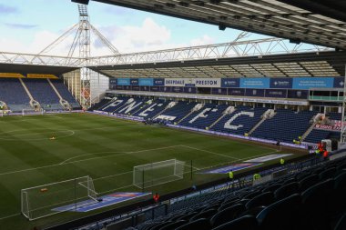 Deepdale 'in Deepdale' e karşı oynadığı Sky Bet Şampiyonası 'nın öncesinde Preston North End - Middlesbrough maçı 25 Ocak 2025