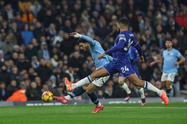 Manchester City 'den Omar Marmoush, Manchester City' nin Chelsea 'ye karşı oynadığı Premier League maçında 25 Ocak 2025' te Etihad Stadyumu 'nda gol attı.