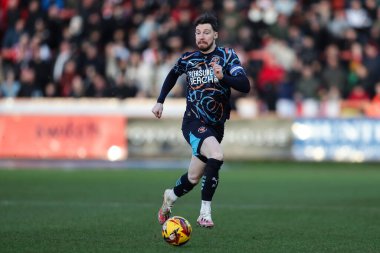 Blackpool 'dan James Husband, 25 Ocak 2025' te St James 'Park, Exeter, İngiltere' de oynanan 1.