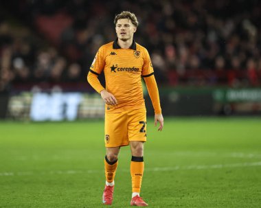 Hull City 'den Regan Slater 24 Ocak 2025' te İngiltere, Sheffield Lane 'de Sheffield United' a karşı Hull City maçında