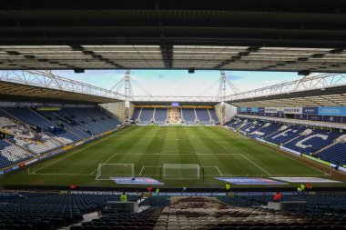 Deepdale 'in Deepdale' e karşı oynadığı Sky Bet Şampiyonası 'nın öncesinde Preston North End - Middlesbrough maçı 25 Ocak 2025