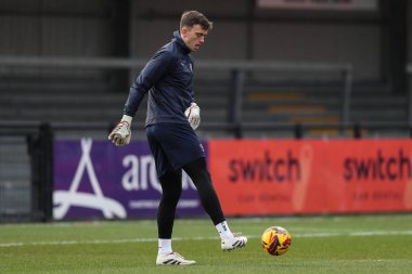 Blackpool 'dan Harry Tyrer 25 Ocak 2025' te St James 'Park, Exeter, İngiltere' de oynanan Sky Bet 1 maçı öncesinde ısınma turunda Exeter City ile Blackpool karşılaşacak.