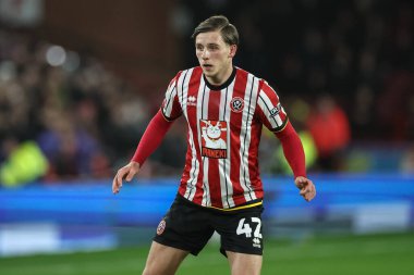 Sheffield United takımından Sydie Peck 24 Ocak 2025 'te Sheffield United ile Hull City Bramall Lane, Sheffield, İngiltere' de oynanan maçta
