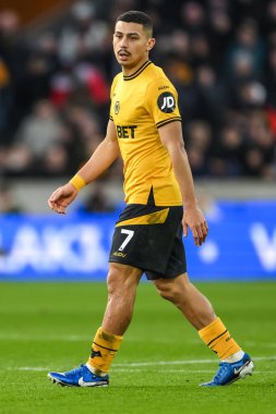 Wolverhampton Wanderers 'dan Andr Premier League maçı sırasında Wolverhampton Wanderers' a karşı Molineux, Wolverhampton, İngiltere, 25 Ocak 2025