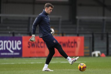 Blackpool 'dan Harry Tyrer 25 Ocak 2025' te St James 'Park, Exeter, İngiltere' de oynanan Sky Bet 1 maçı öncesinde ısınma turunda Exeter City ile Blackpool karşılaşacak.